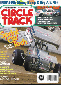 CIRCLE TRACK 1987 SEPT - INDY 500, SPRINT CAR TECH, STREET STOCK PT 2, SWINDELL